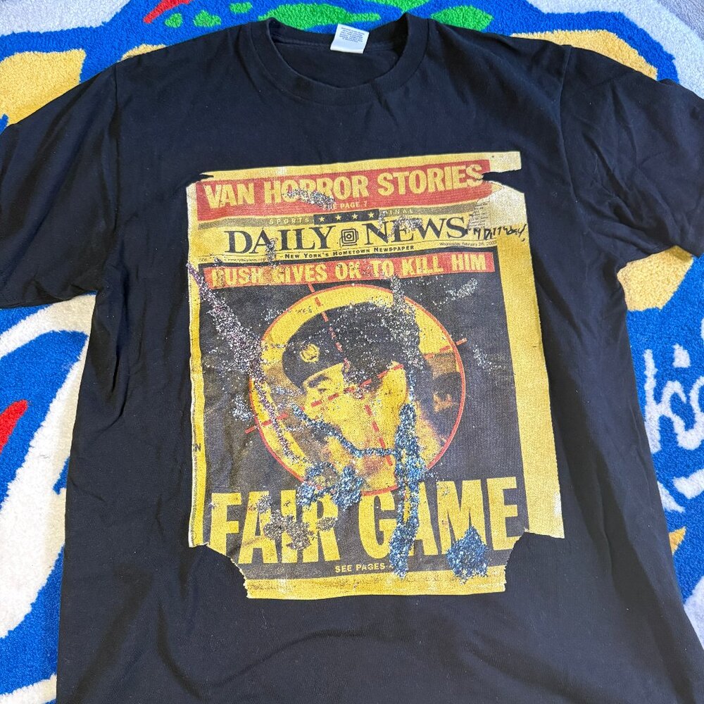 Supreme Dash Snow FW16 Van Horror Stories T-Shirt Men’s L Black Fair Game